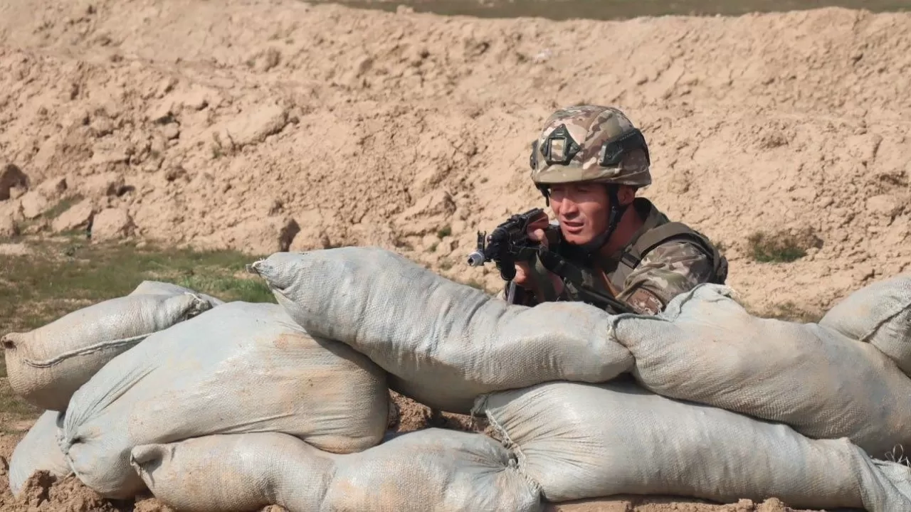 Армия отработала защиту объектов в Туркестанской области  