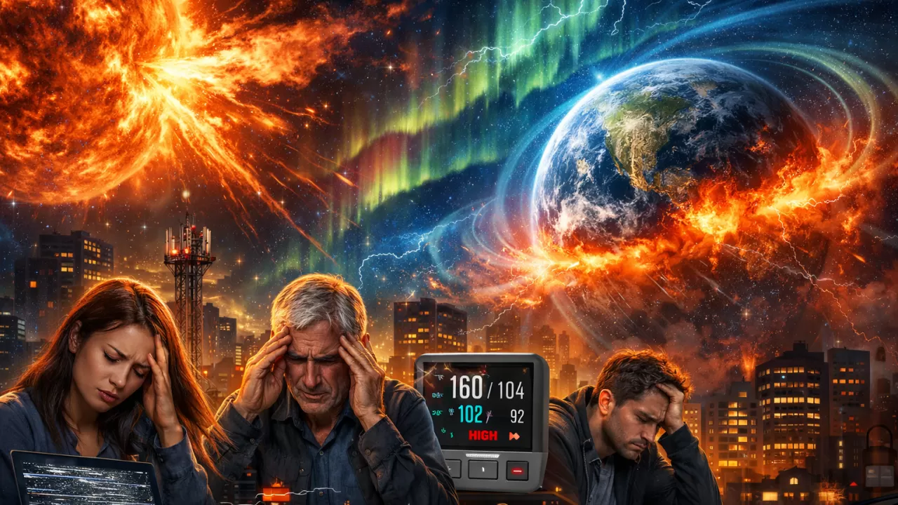 Магнитная буря 20 марта 2026 вызовет головные боли, бессонницу и скачки давления