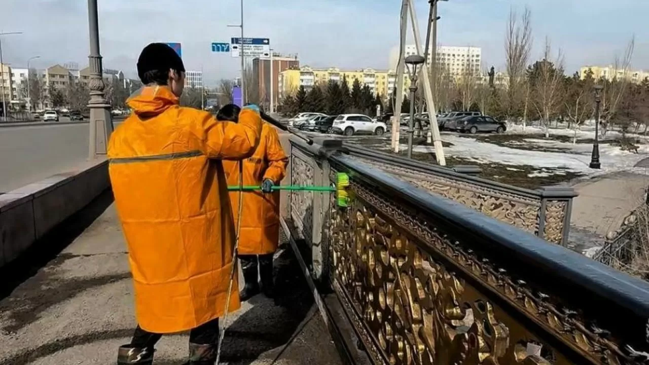 Генеральную уборку проводят в Астане