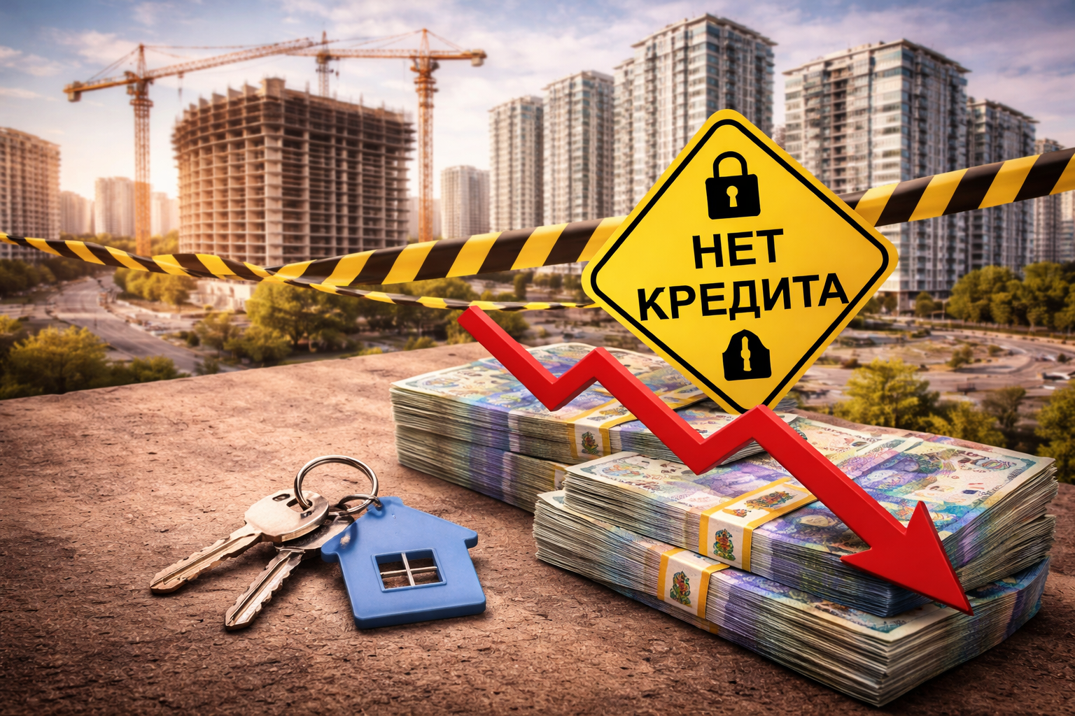 Рынок жилья в Казахстане теряет спрос 