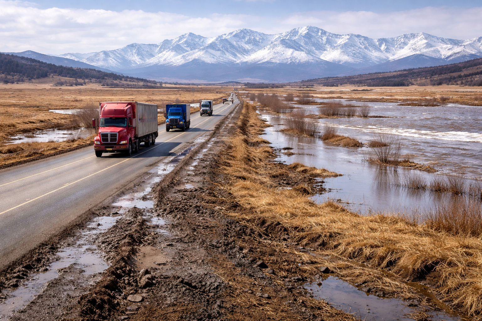 Где и зачем ограничили движение грузовиков в Казахстане 