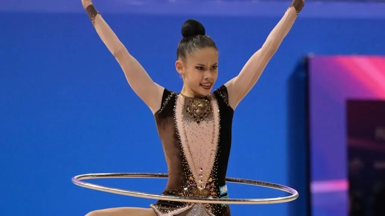 Гимнастка Акмарал Ерекешева завоевала золото турнира Aphrodite Cup
