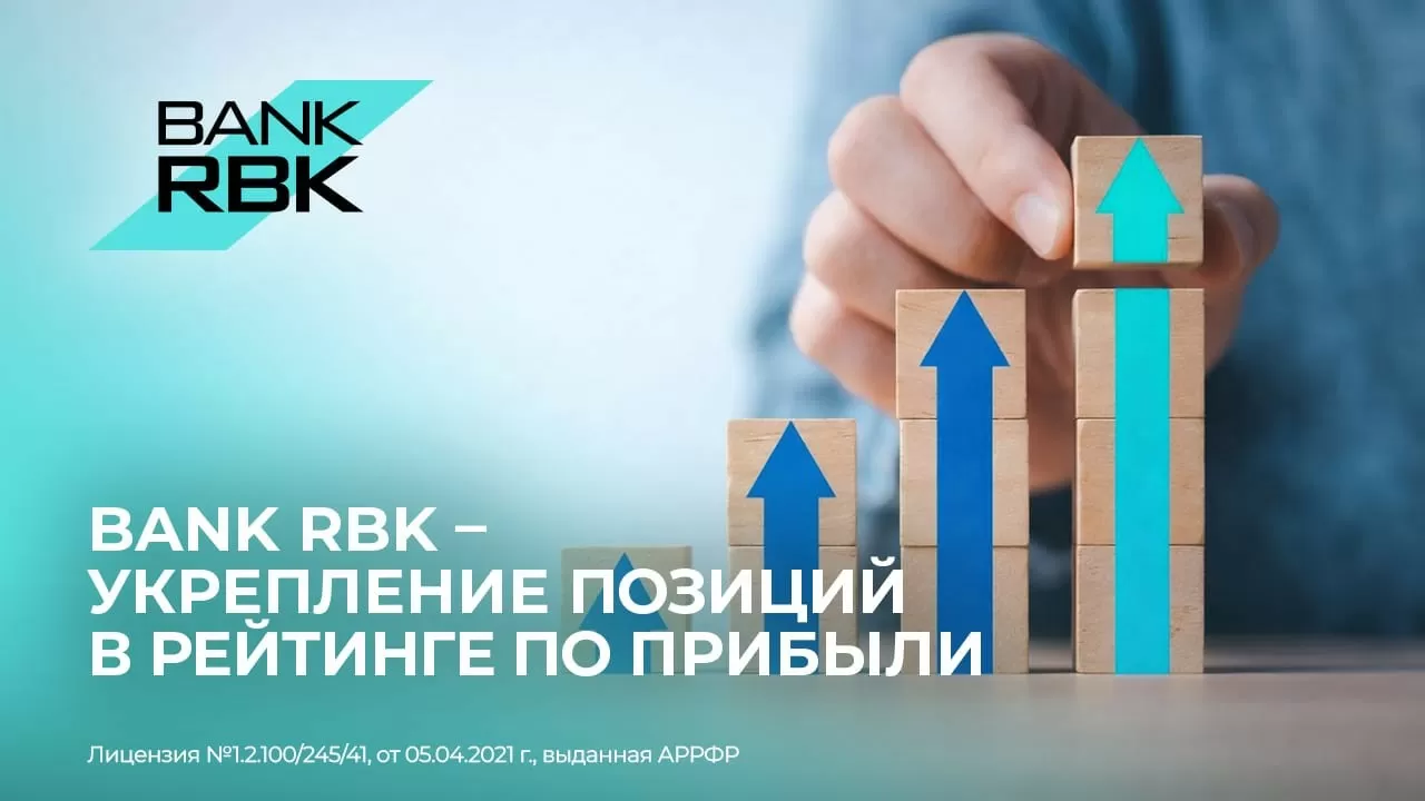 По итогам 2025 года Bank RBK показал рост прибыли выше рыночной и поднялся на 8-е место в топ-10 БВУ