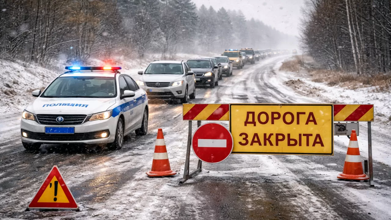 Движение ограничено: что происходит на трассах Казахстана 