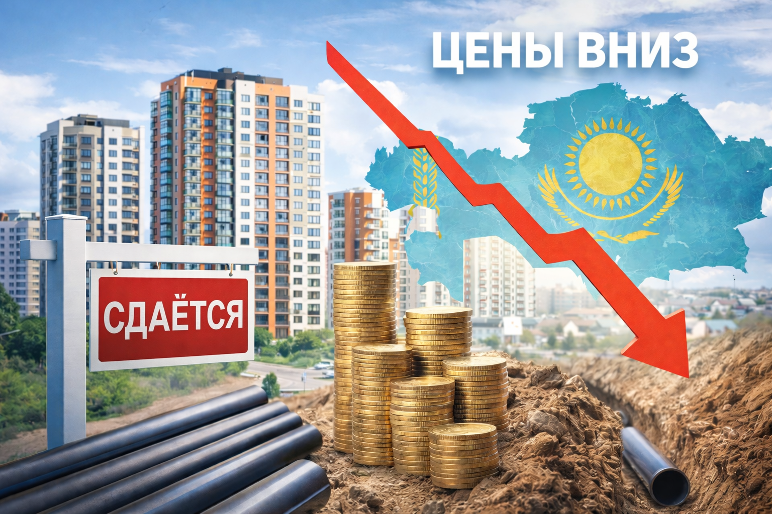 Цены на недвижимость в Казахстане получили черную метку 