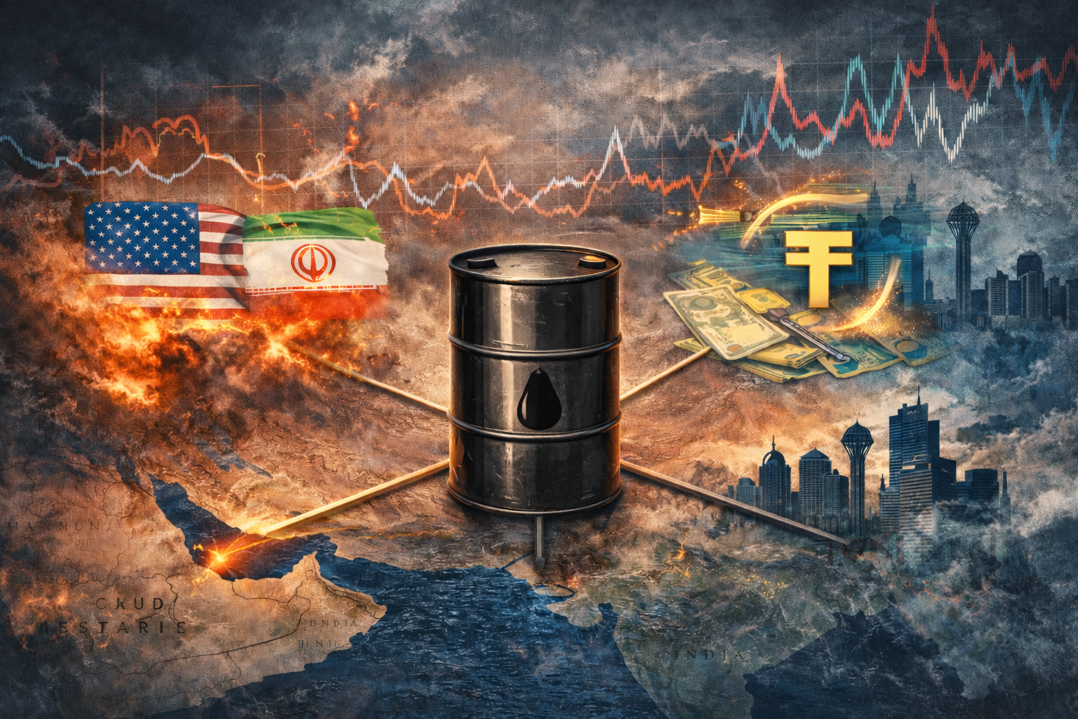 Дорогая нефть, курс тенге и стратегия Казахстана в конфликте США и Ирана