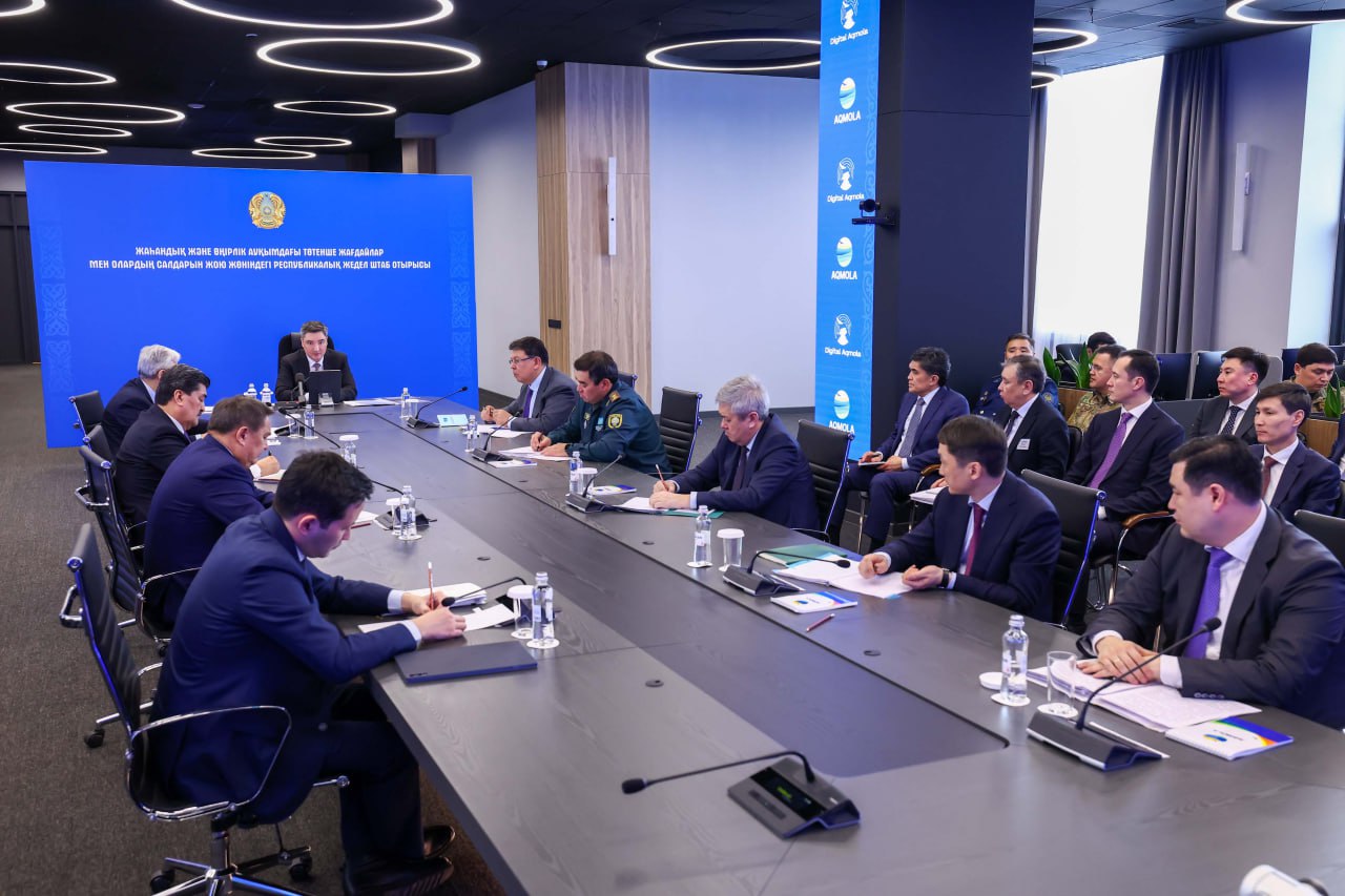 Су тасқынына дайындық: Олжас Бектенов республикалық жедел штабтың отырысын өткізді