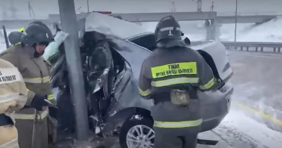 Қарағандыда жантүршігерлік жол апаты болды