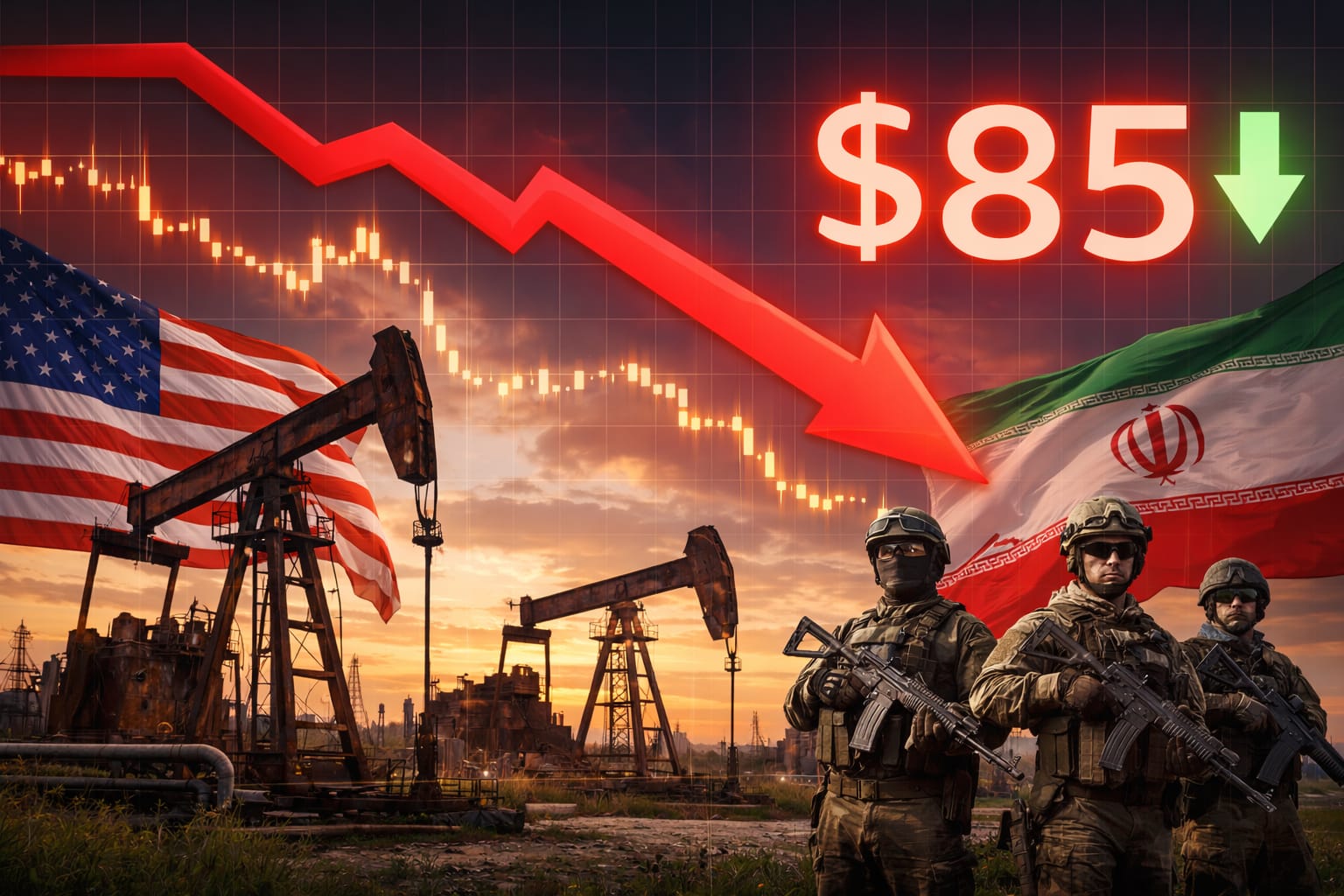 Война скоро закончится: цены на нефть рухнули