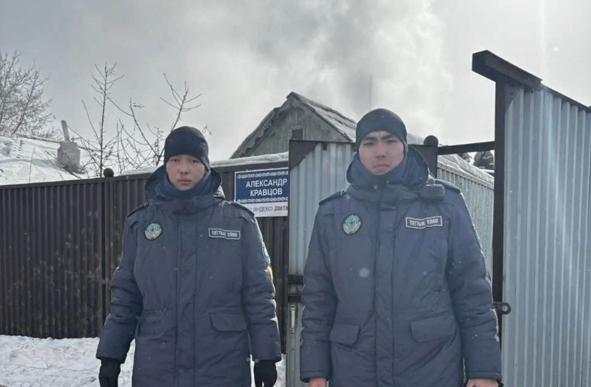 Ұлттық ұлан жауынгерлері өрт кезінде ауқымды жарылыстың алдын алды