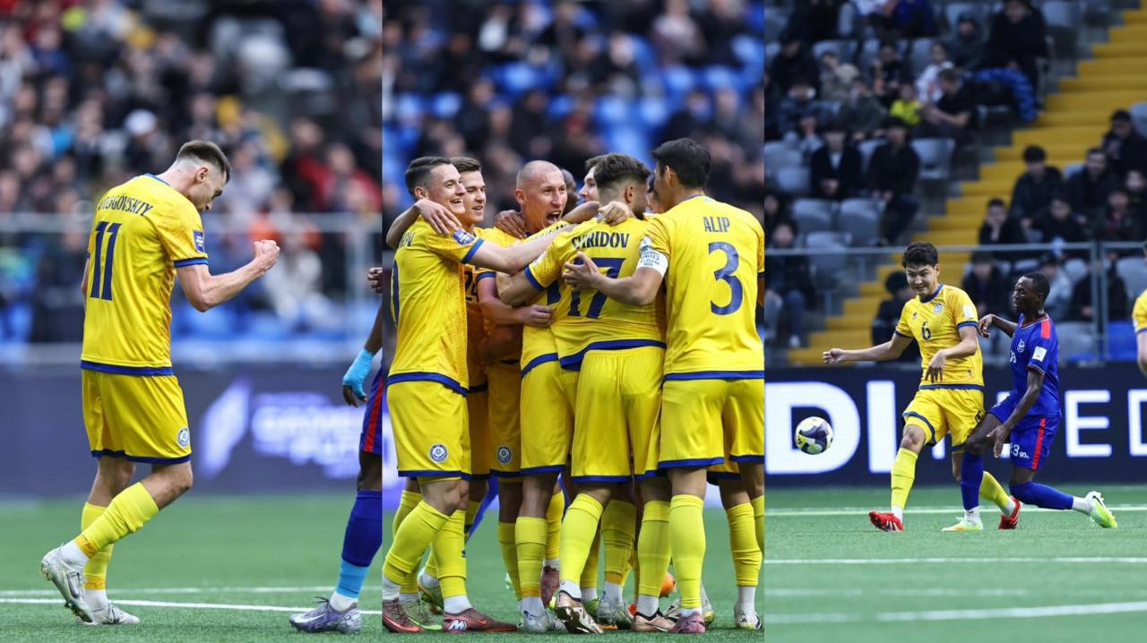 Қазақстан футболдан Намибия құрамасын 2:0 есебімен жеңді