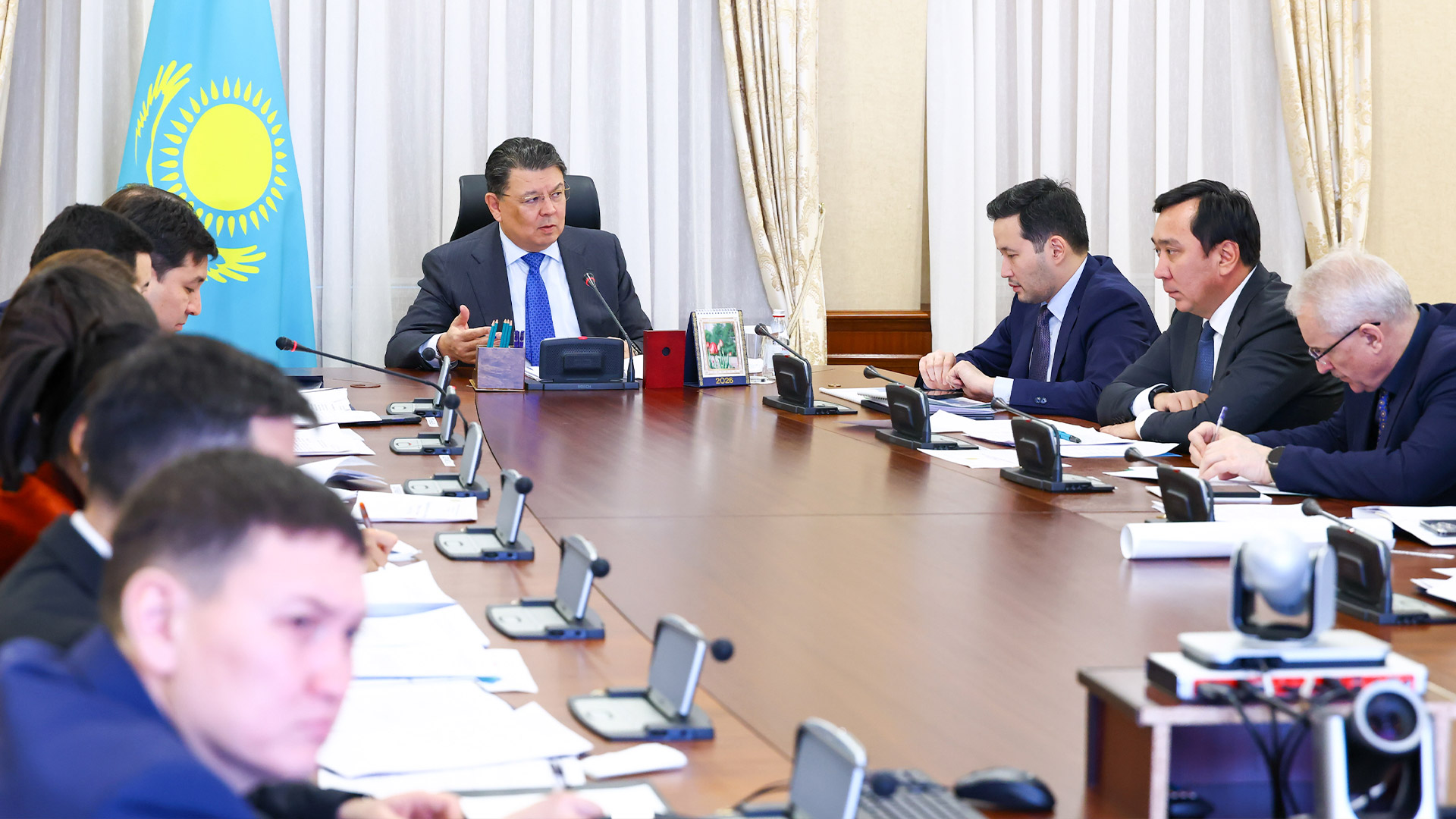 Үкіметте көктемгі су тасқыны кезеңіне дайындық барысы талқыланды 