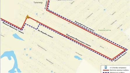 В Астане временно изменили схемы движения еще двух автобусов