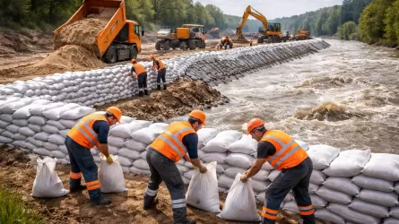 Дороги и реки взяли под контроль из-за угрозы паводков в области Абай 