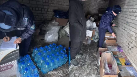 Подпольный склад алкоголя и сигарет ликвидировали в Петропавловске 