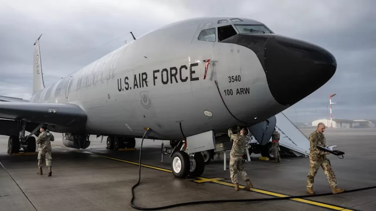 В Ираке разбился американский военный самолет-заправщик 