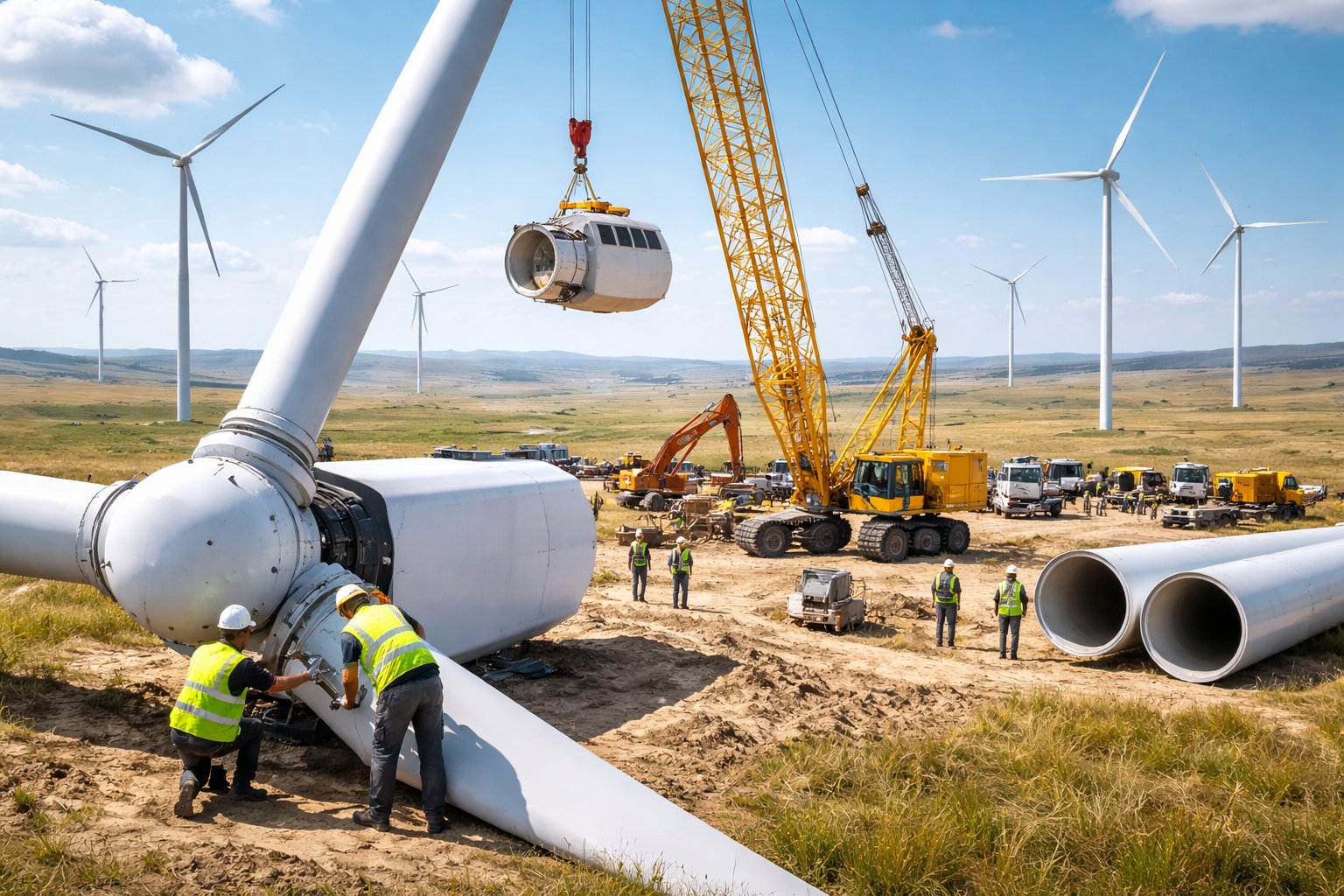 Павлодарская область обзаведется собственной ветровой мощностью в 1ГВт 