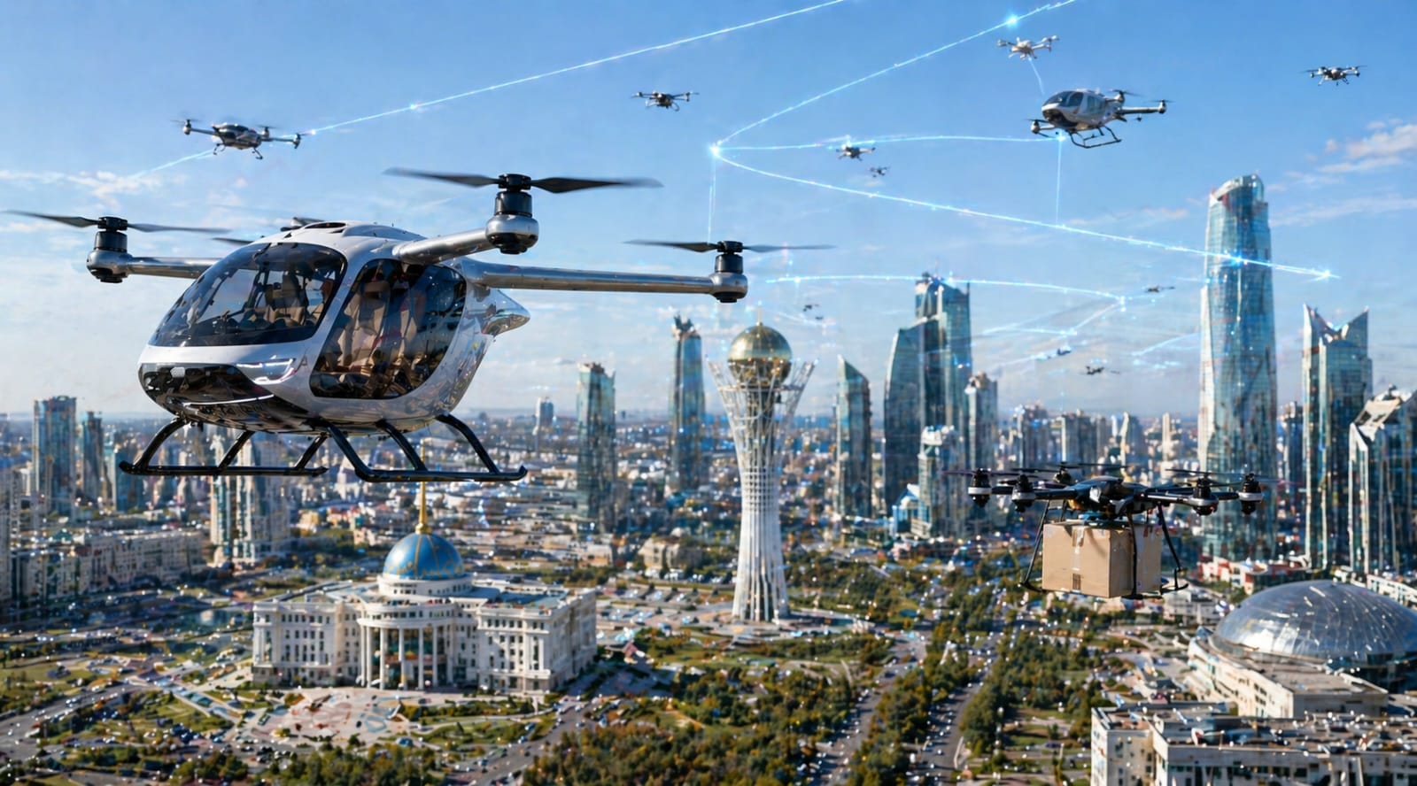 Небо над городами Казахстана выставили на продажу