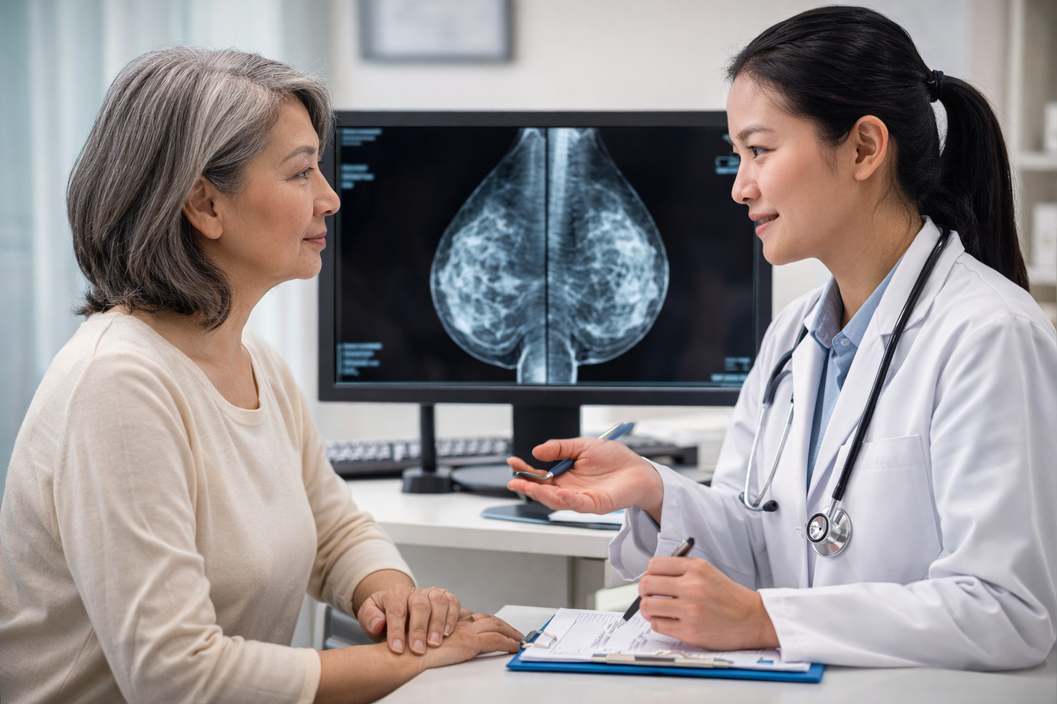 Почему после 50 лет у женщин растет риск рака груди  