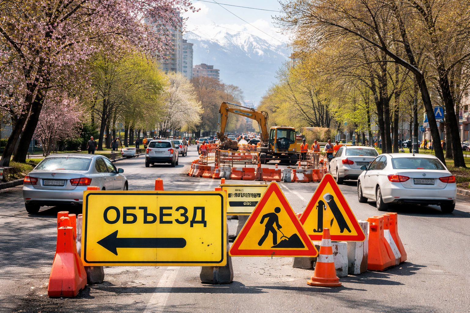 В Алматы перекроют участок улицы до 20 апреля 