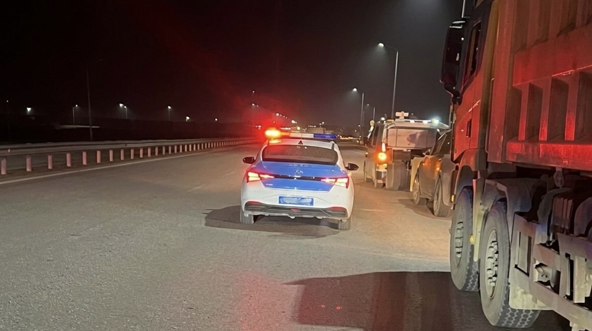 Астанада ауыр жүк көліктеріне бақылау күшейтілді