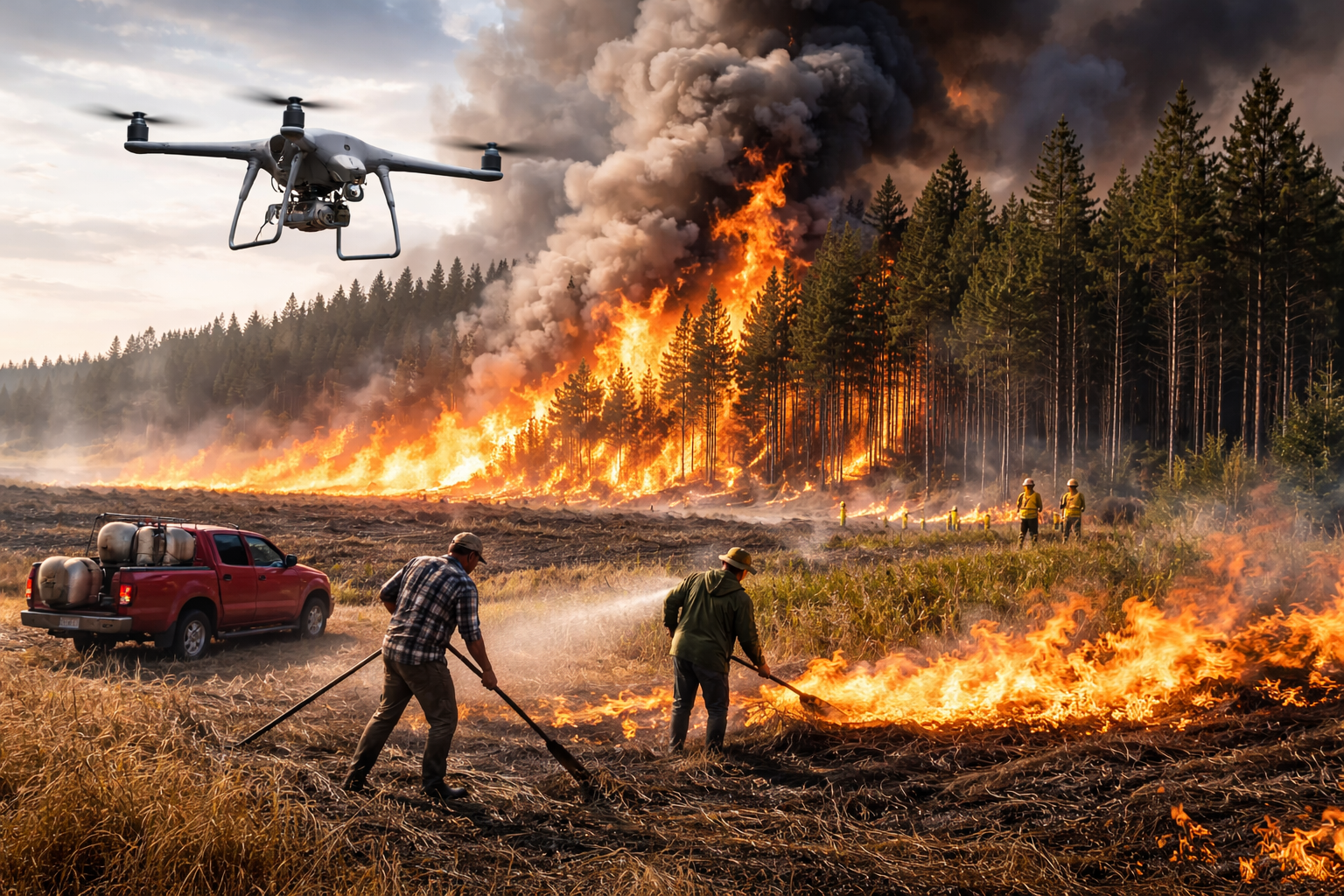В Павлодарской области фермеры взялись за старую практику сельскохозяйственных палов 