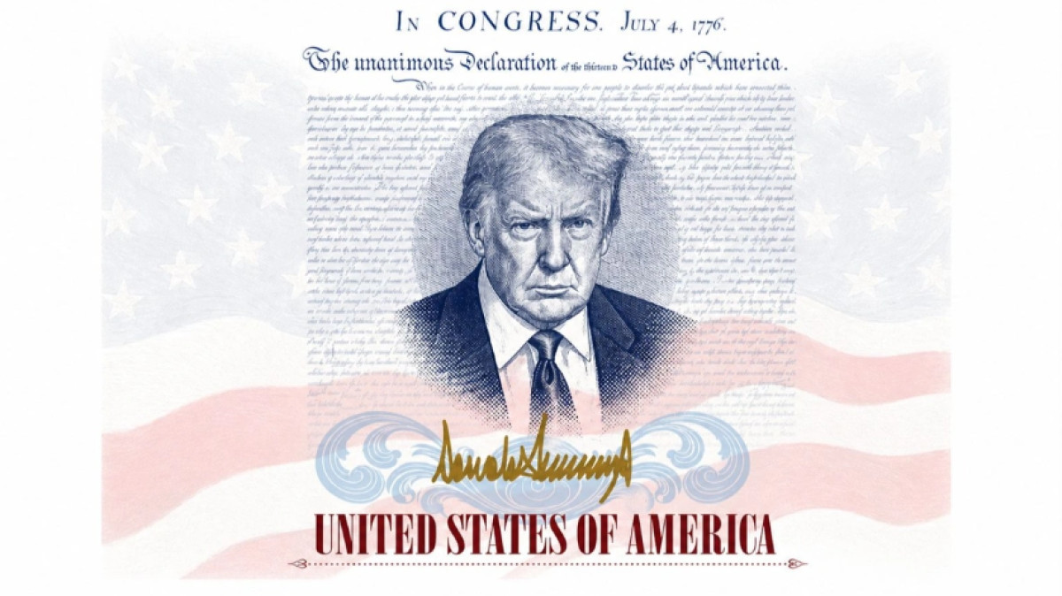 Трамптың портреті бұдан бұлай АҚШ паспортында тұрады