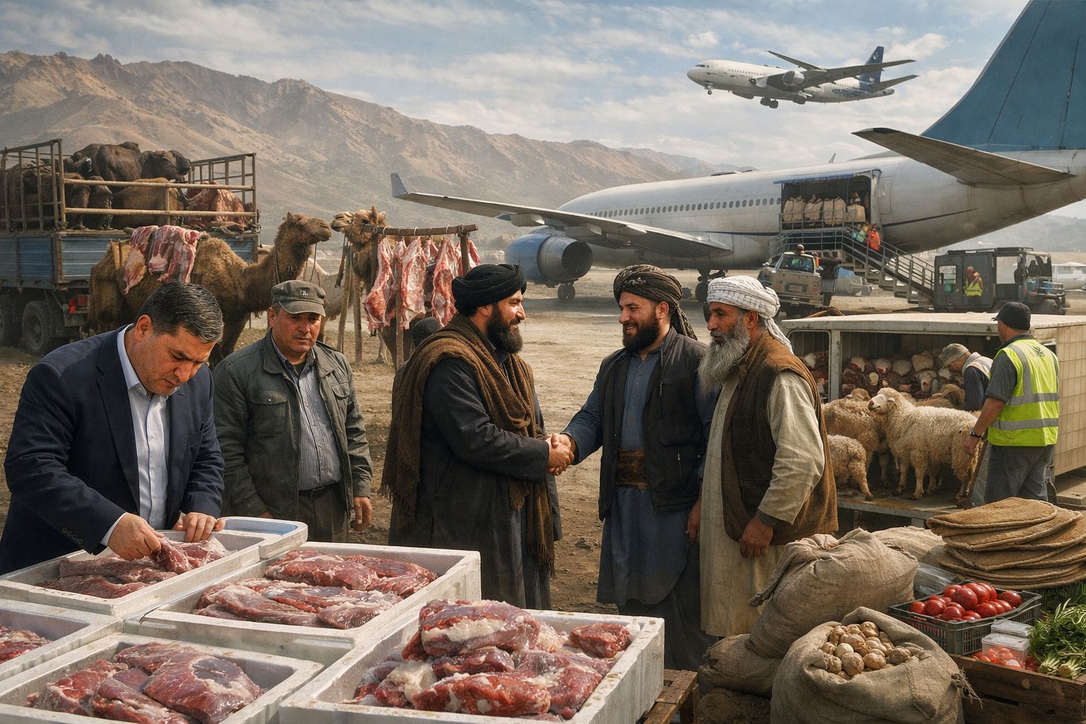 Қымбаттаған ет үкіметті Ауғанстаннан көмек сұрауға мәжбүр етті