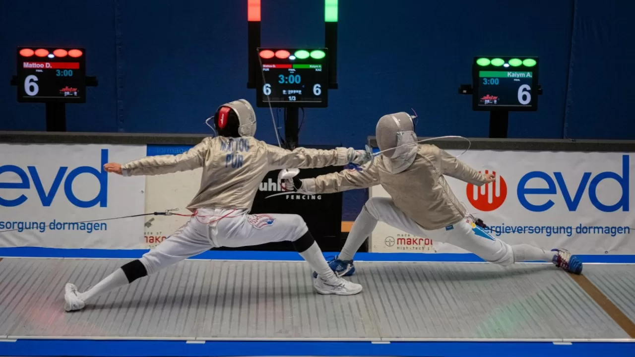 ЧМ среди кадетов: казахстанский фехтовальщик дошел до 1/8 финала в Рио-де-Жанейро 