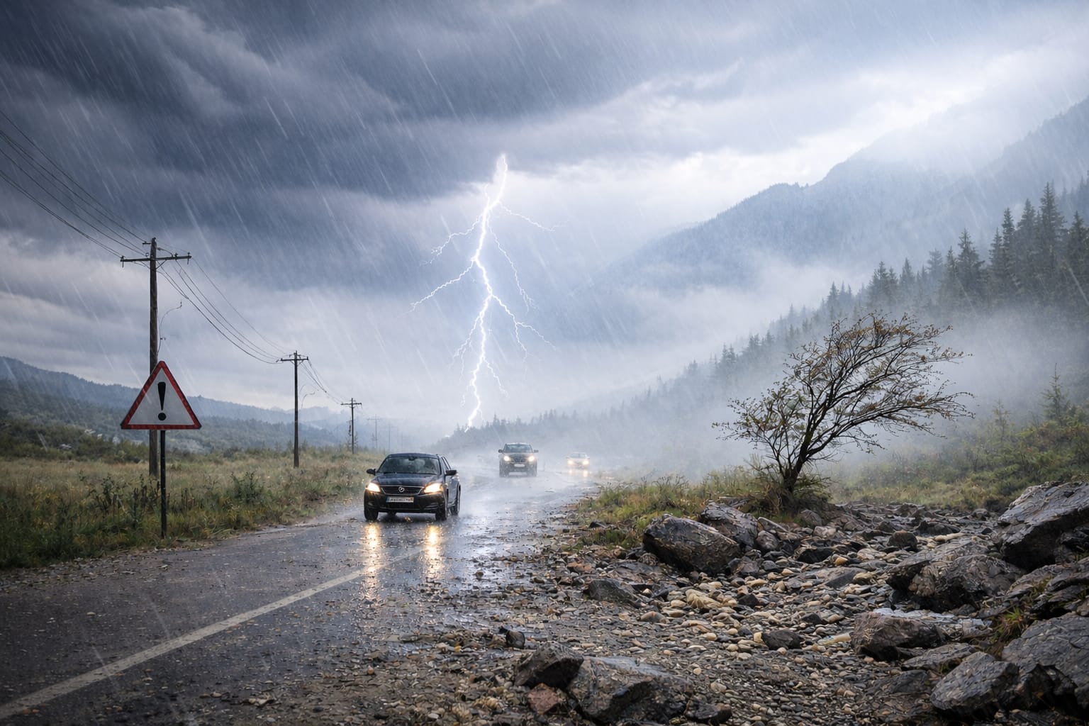 Непогода и сильный ветер: в регионах Казахстана ожидаются грозы и туман  