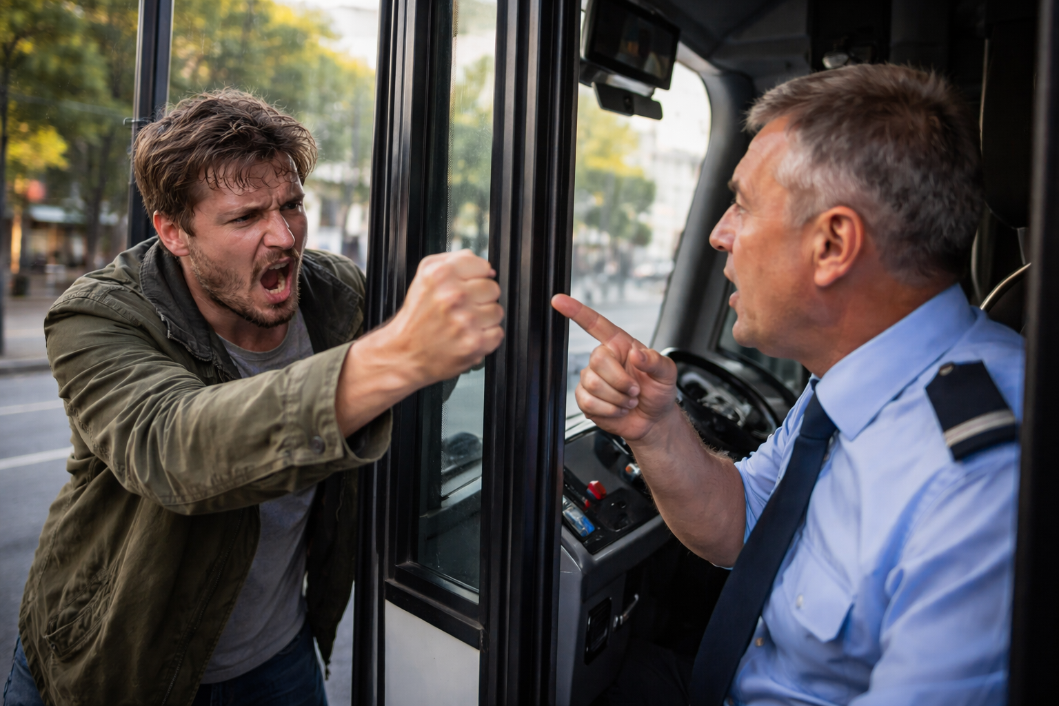 Пьяный пассажир повредил автобус в Костанае  