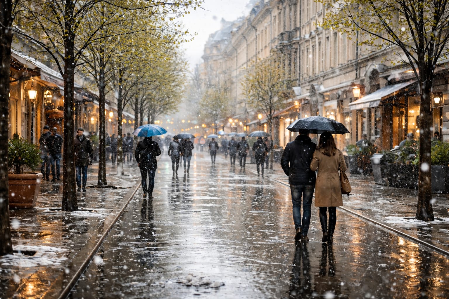 Дождь со снегом прогнозируют в регионах Казахстана 15 апреля