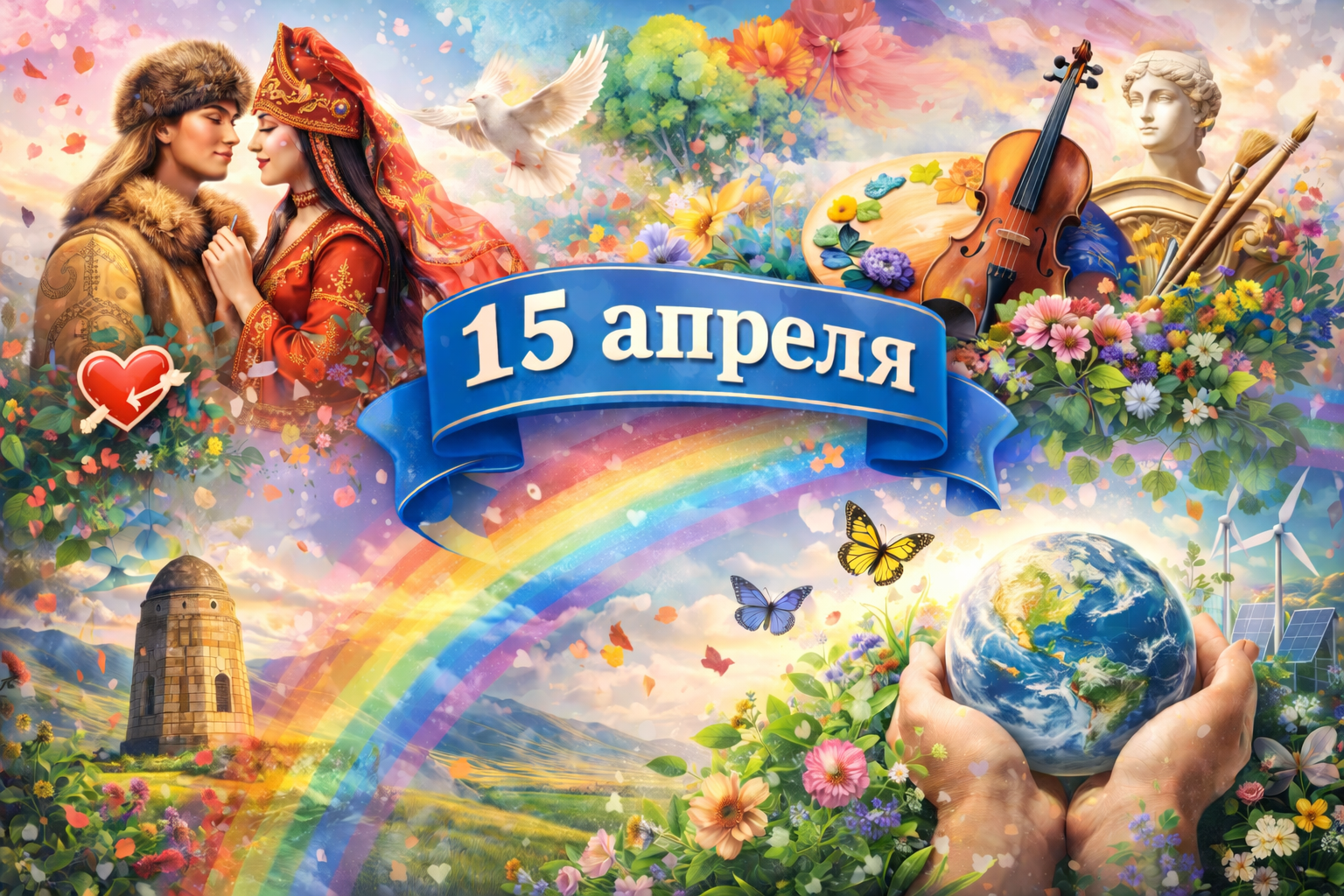 День великой любви в Казахстане 