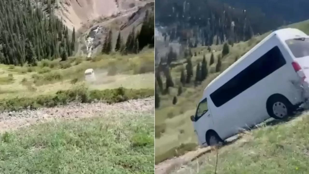 Көлсайда автокөлік таудан құлап кетті