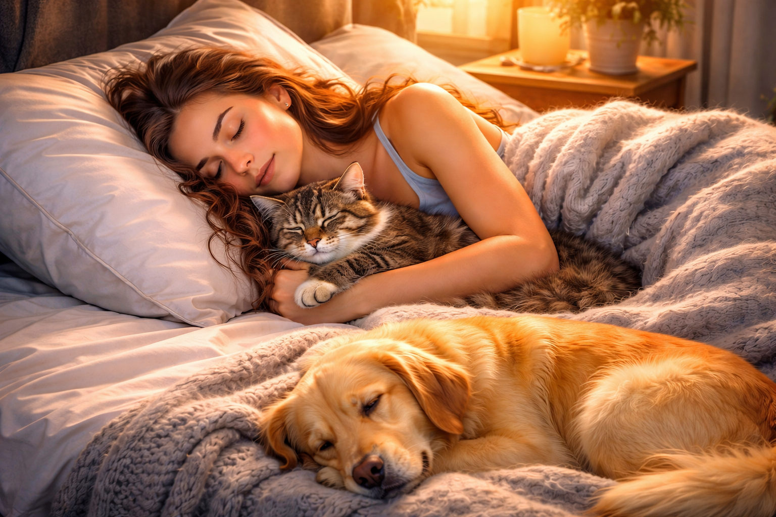 Сон с питомцем: вред или польза на самом деле  