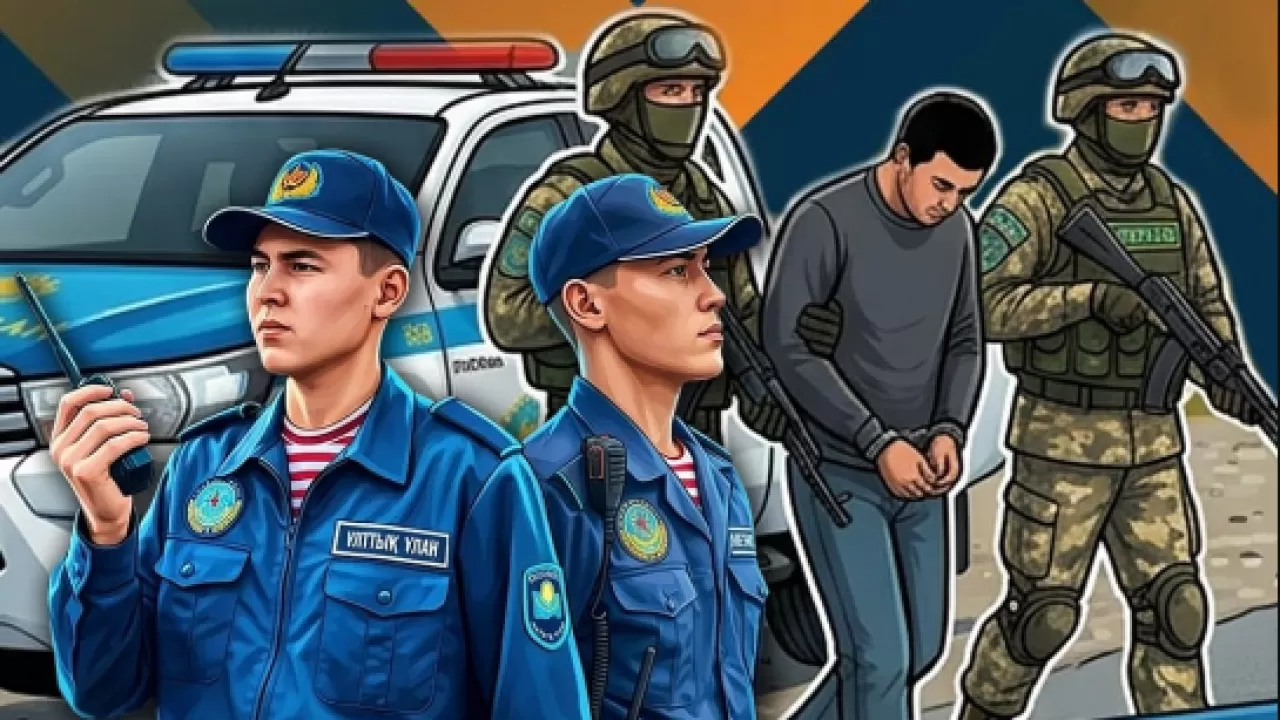 Сотни задач и тысячи задержаний: как гвардейцы охраняют покой казахстанцев 