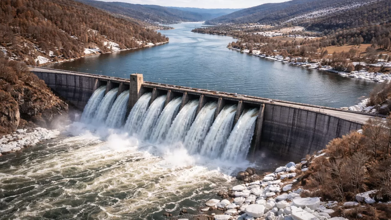 Паводок в СКО: перелив на Сергеевском водохранилище превысил метр 