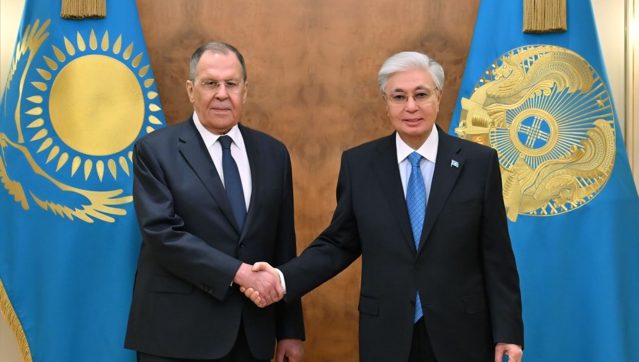 Мемлекет басшысы Ресейдің Сыртқы істер министрі Сергей Лавровты қабылдады