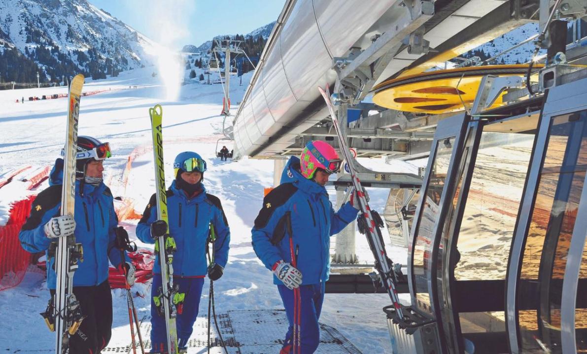 Шымбұлақта аспалы жолдар уақытша жұмысын тоқтатады