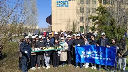 "Таза Қазақстан": в ЕНУ на эко-акцию вышли до двух тысяч человек