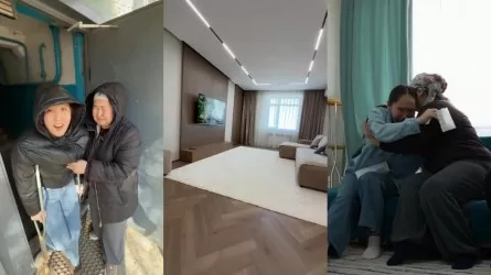 Бетперделі жігіт денсаулығында ақауы бар Ақнұрға баспана кілтін табыстады