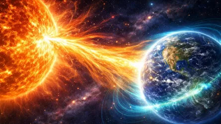 2 апреля будет магнитная буря: опять произошел всплеск на Солнце 