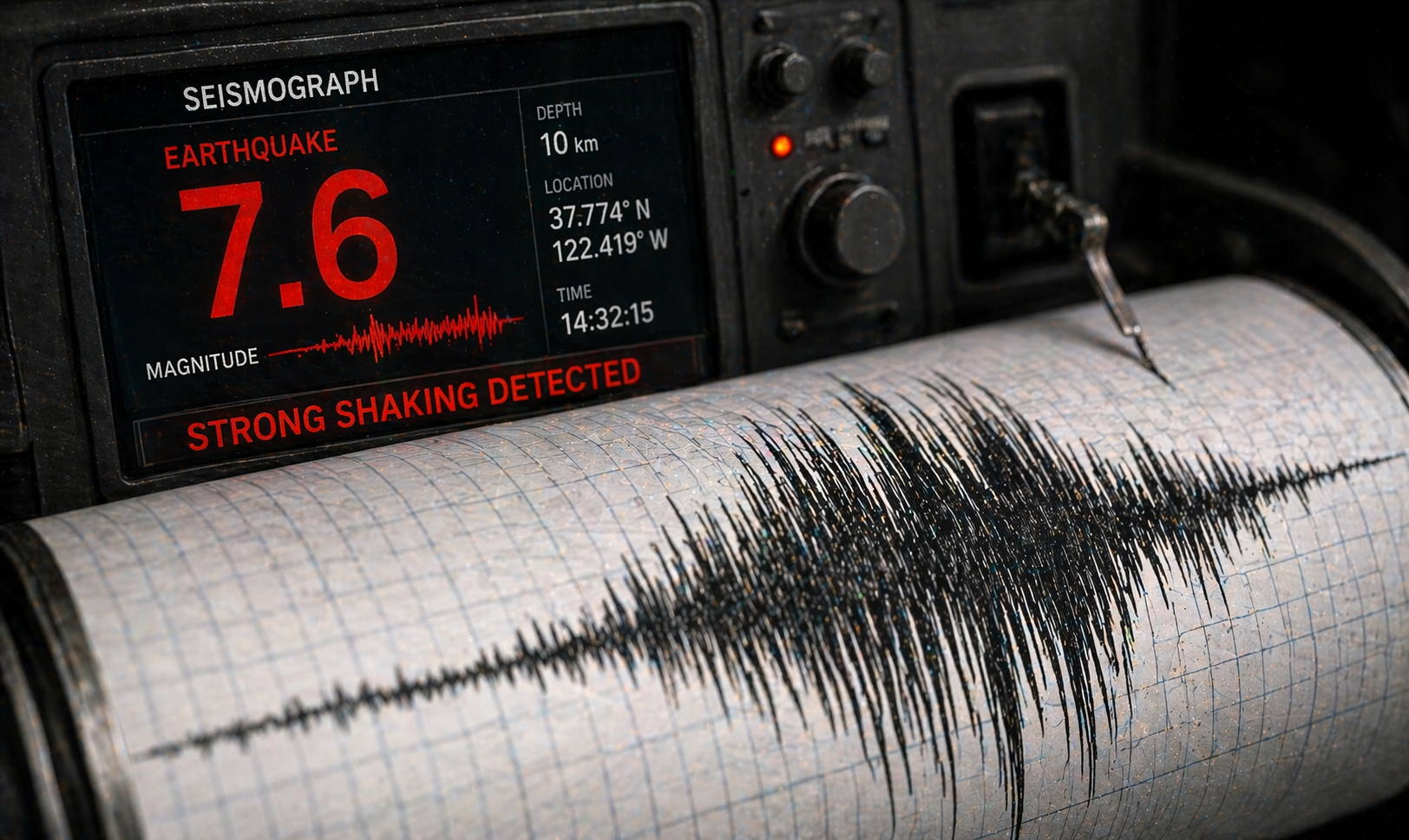 Землетрясение в Средиземном море: детали  