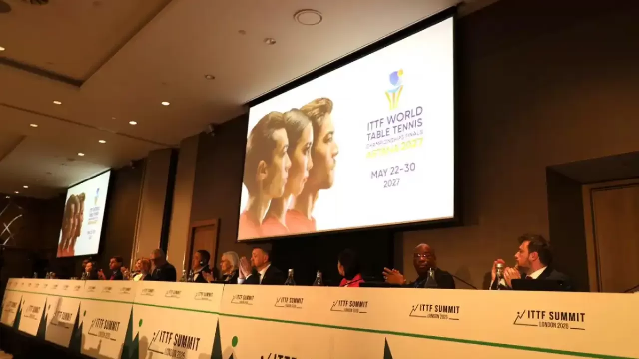 Астана презентовала подготовку к чемпионату мира по настольному теннису в Лондоне