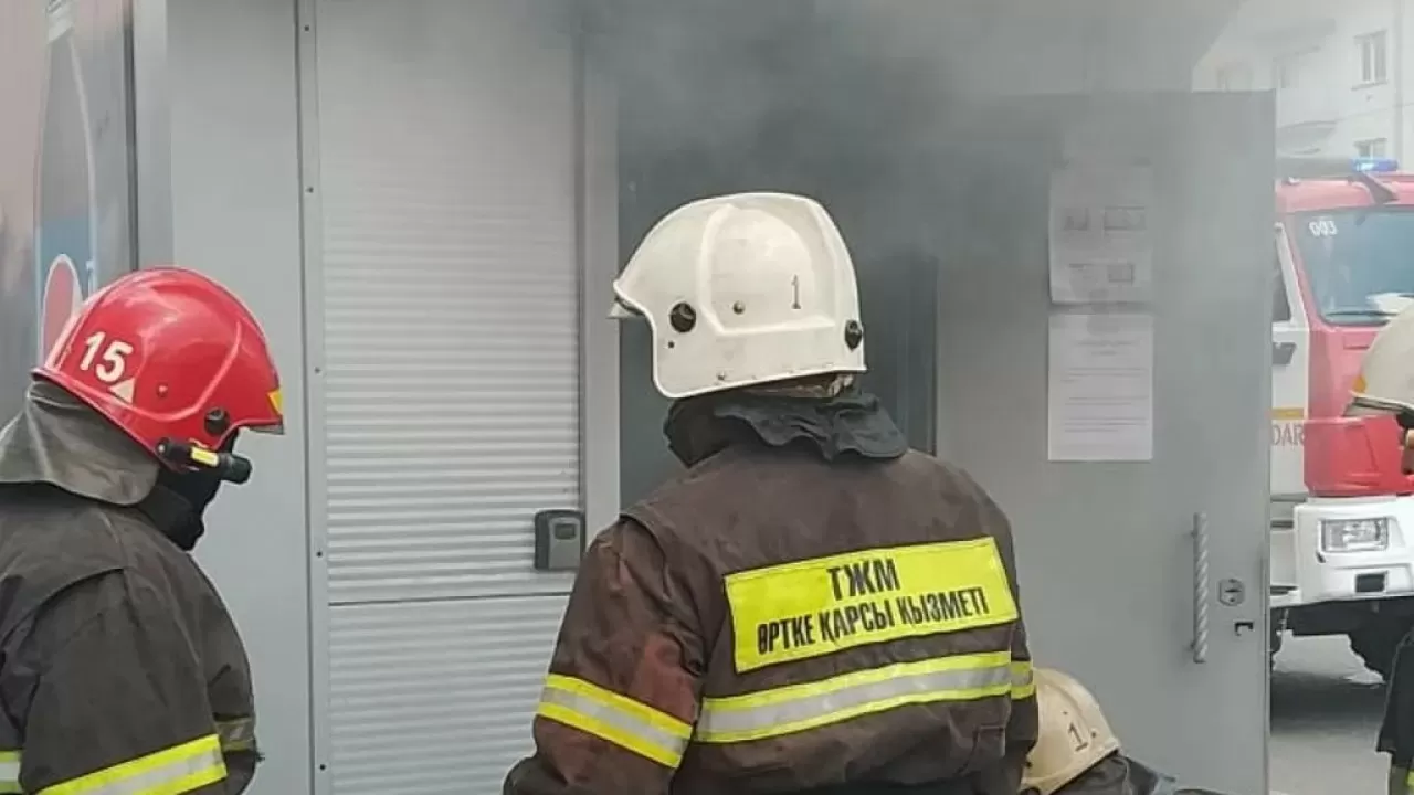 Детский сад загорелся на юге Казахстана