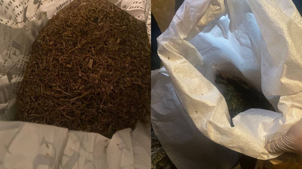 Более 5 кг марихуаны изъяли у мотоциклиста в Кокшетау