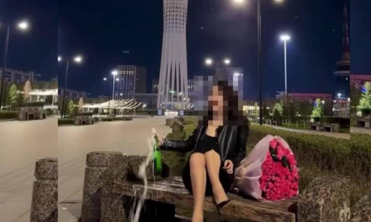Тренд қуғандар: Астанада қыздар көшені ластағаны үшін жазаланды