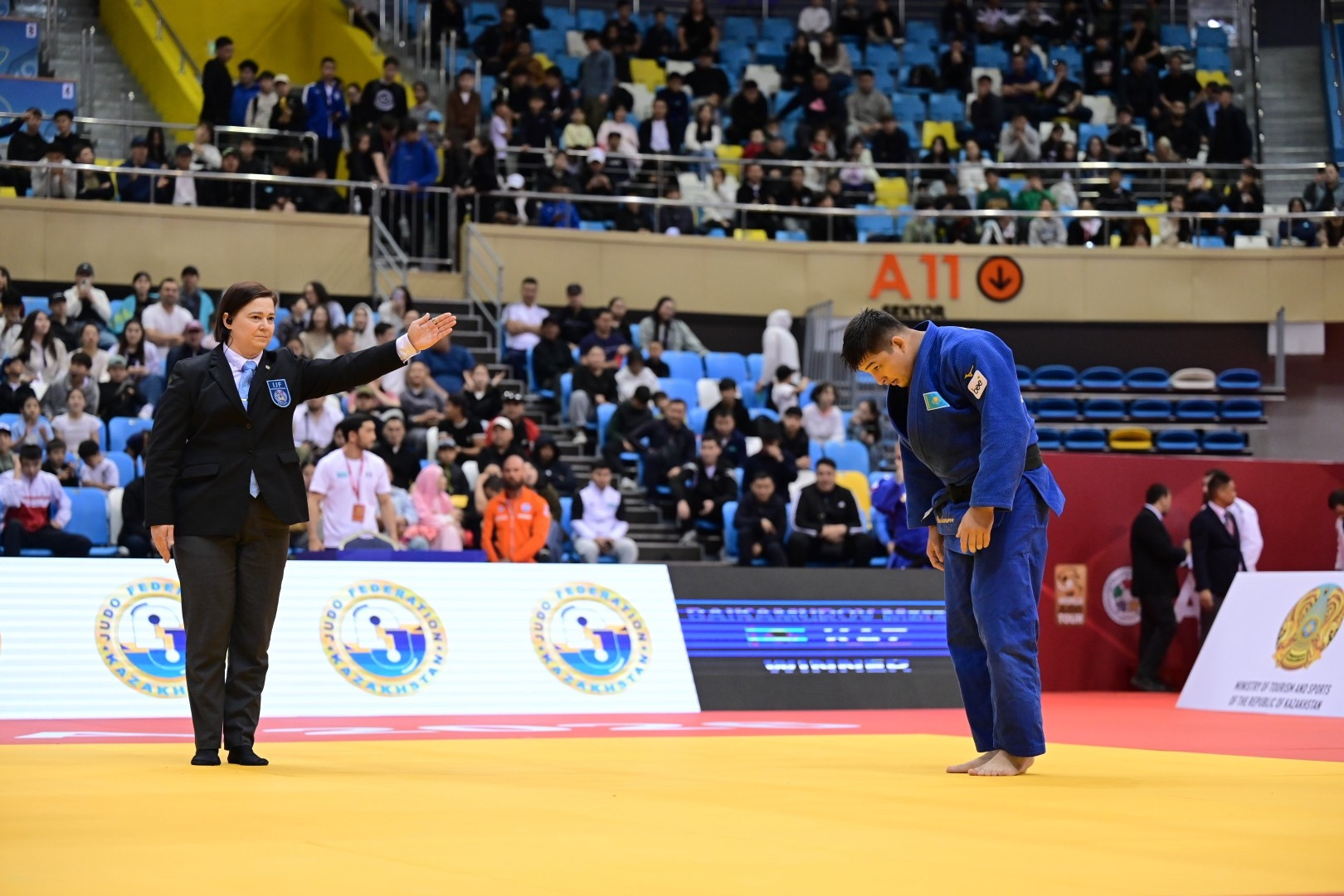Дзюдодан Қазақстан ұлттық құрамасы Qazaqstan Barysy Grand Slam жарысын тарихи нәтижемен аяқтады