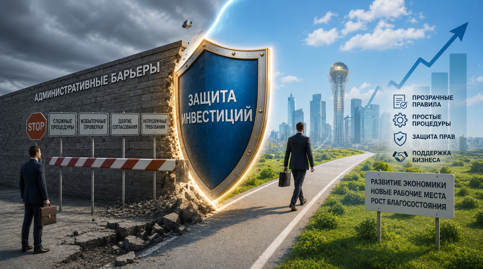 В Казахстане начинают "чистку" барьеров для инвесторов  