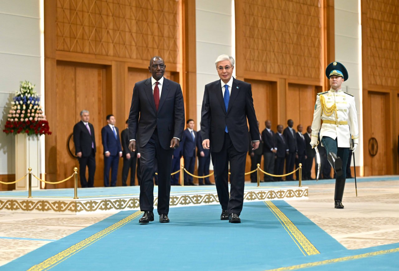 Мемлекет басшысы Қасым-Жомарт Тоқаев Кения Президентін қарсы алды